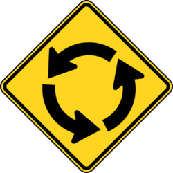 Roundabout Sign