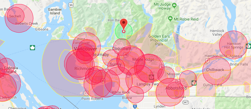 restricted drone zones in Metro Vancouver