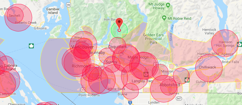 nav canada drone map