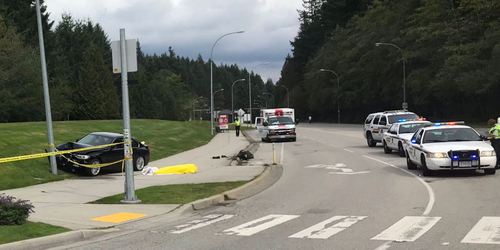 Single-car crash at UBC, 11 September 2019