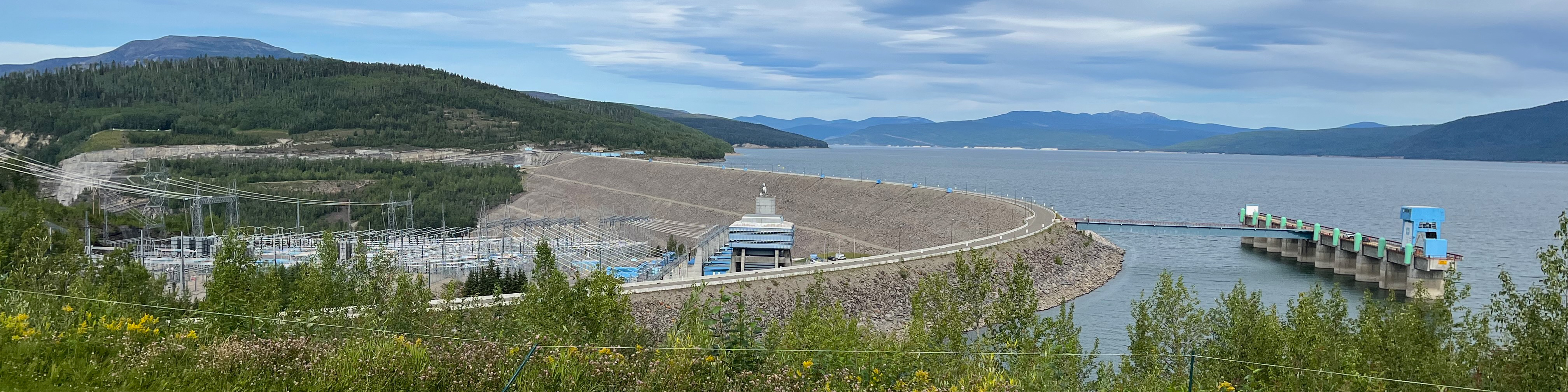W.A.C. Bennett Dam and G.M. Shrum Generating Station